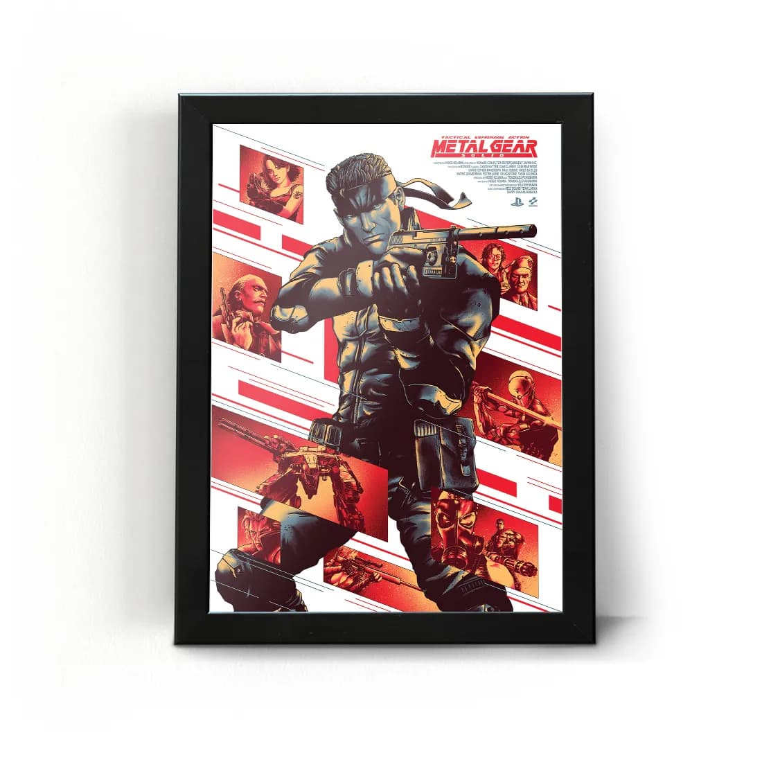 تابلو قاب متال گیر Metal Gear