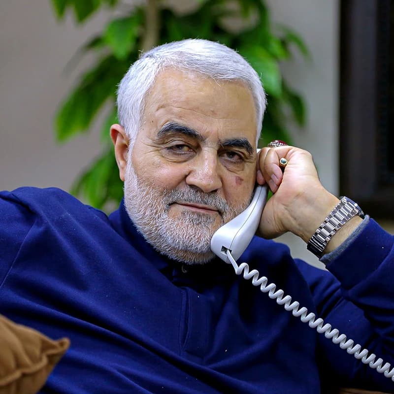 تابلو شاسی مدل شهید حاج قاسم سلیمانی کد 044