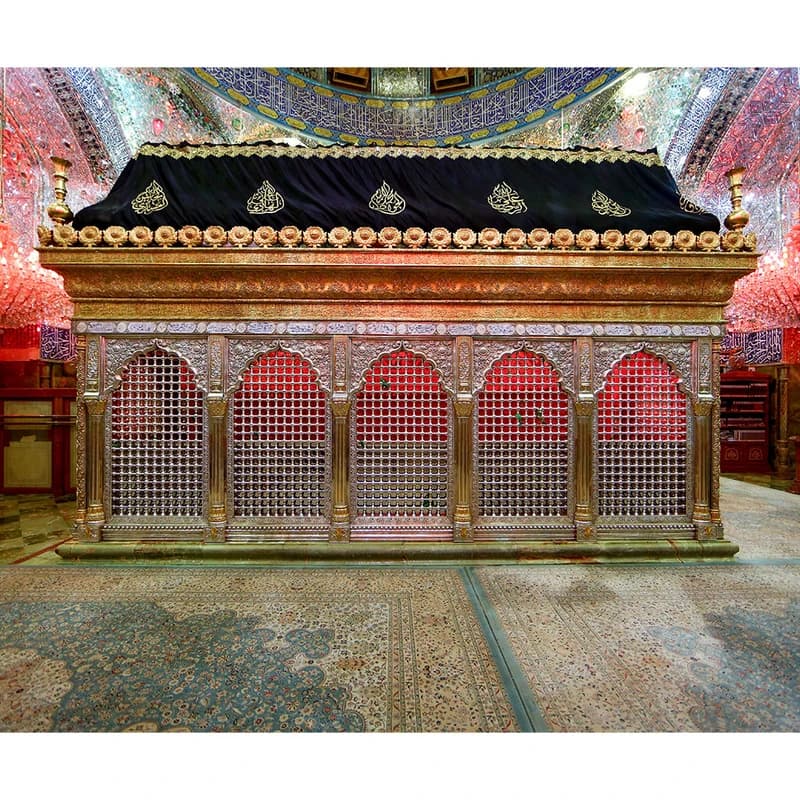 تابلو شاسی مدل نجف ضریح مطهر حرم امام علی (ع) کد 110 -04 — تصویر ۲