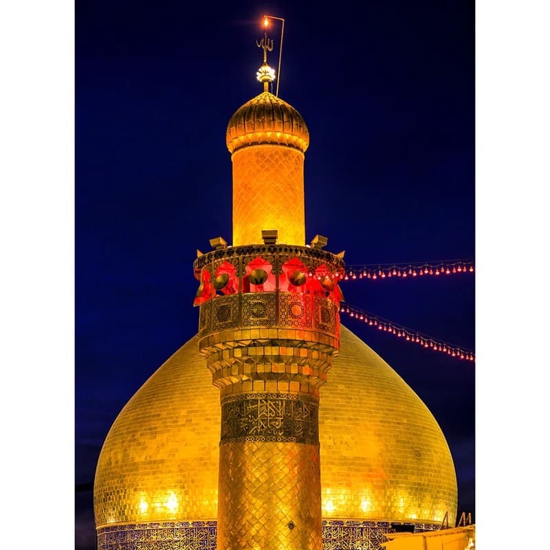 تابلو شاسی مدل نجف حرم مطهر امام علی (ع) کد 110 — تصویر ۲