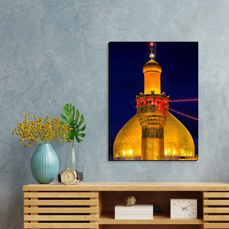 تابلو شاسی مدل نجف حرم مطهر امام علی (ع) کد 110