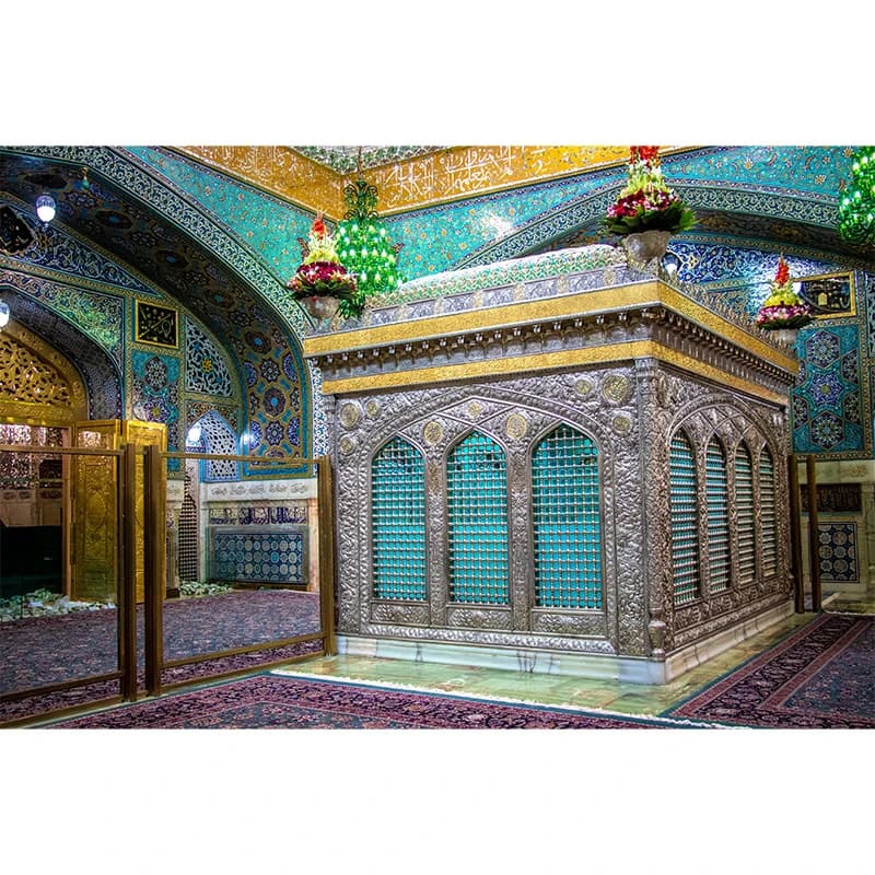 تابلو شاسی مدل روضه منوره و ضریح مطهر حرم امام رضا (ع) کد 11