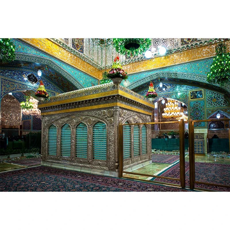 تابلو شاسی مدل روضه منوره و ضریح مطهر حرم امام رضا (ع) کد 10