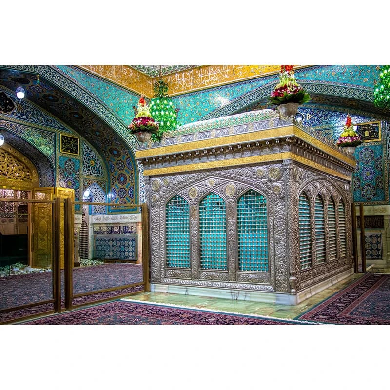 تابلو شاسی مدل ضریح مطهر حرم امام رضا (ع) کد 02