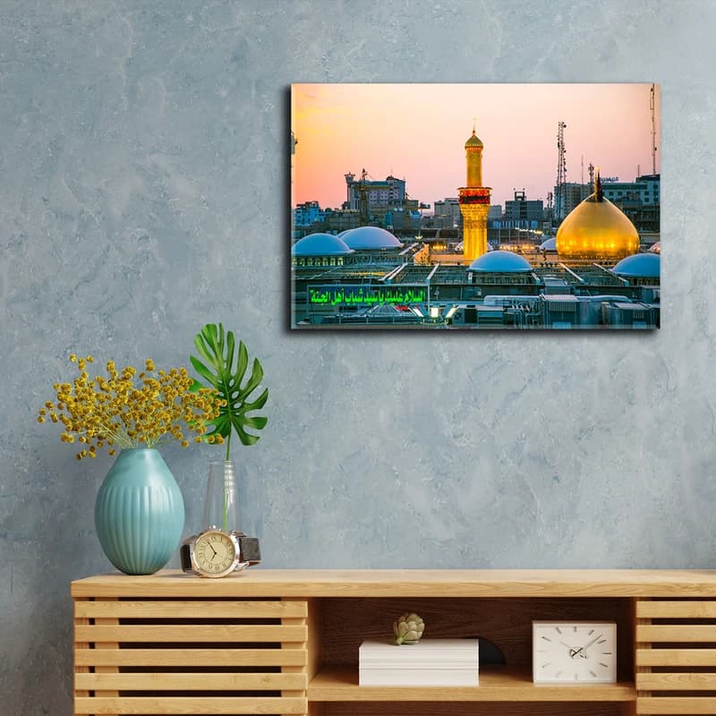 تابلو شاسی مدل کربلا ، حرم مطهر سیدالشهدا امام حسین (ع) کد 34 — تصویر ۳