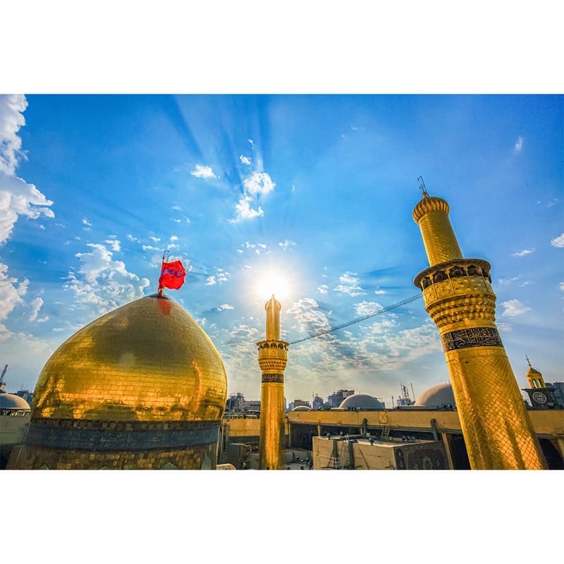 تابلو شاسی مدل کربلا حرم مطهر امام حسین (ع) کد 32