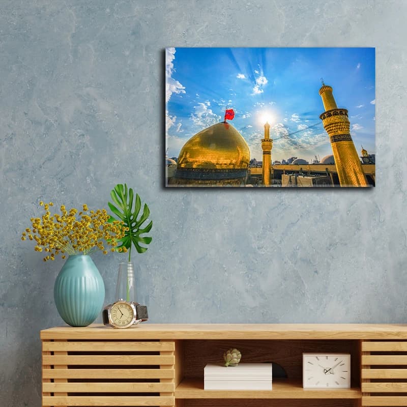 تابلو شاسی مدل کربلا حرم مطهر امام حسین (ع) کد 32 — تصویر ۳