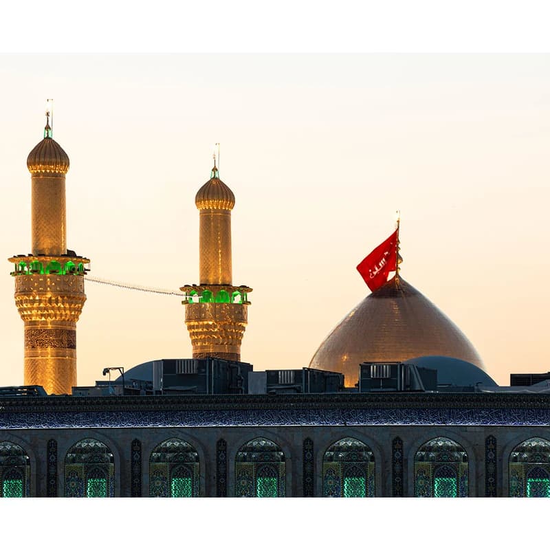 تابلو شاسی مدل کربلای معلی حرم مطهر سیدالشهدا امام حسین (ع) کد 19