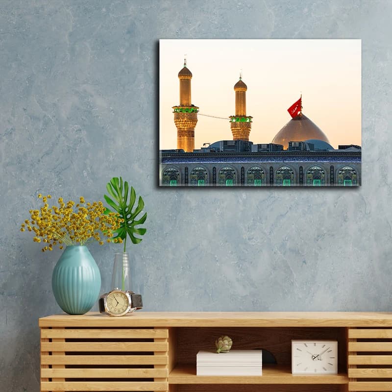 تابلو شاسی مدل کربلای معلی حرم مطهر سیدالشهدا امام حسین (ع) کد 19 — تصویر ۳