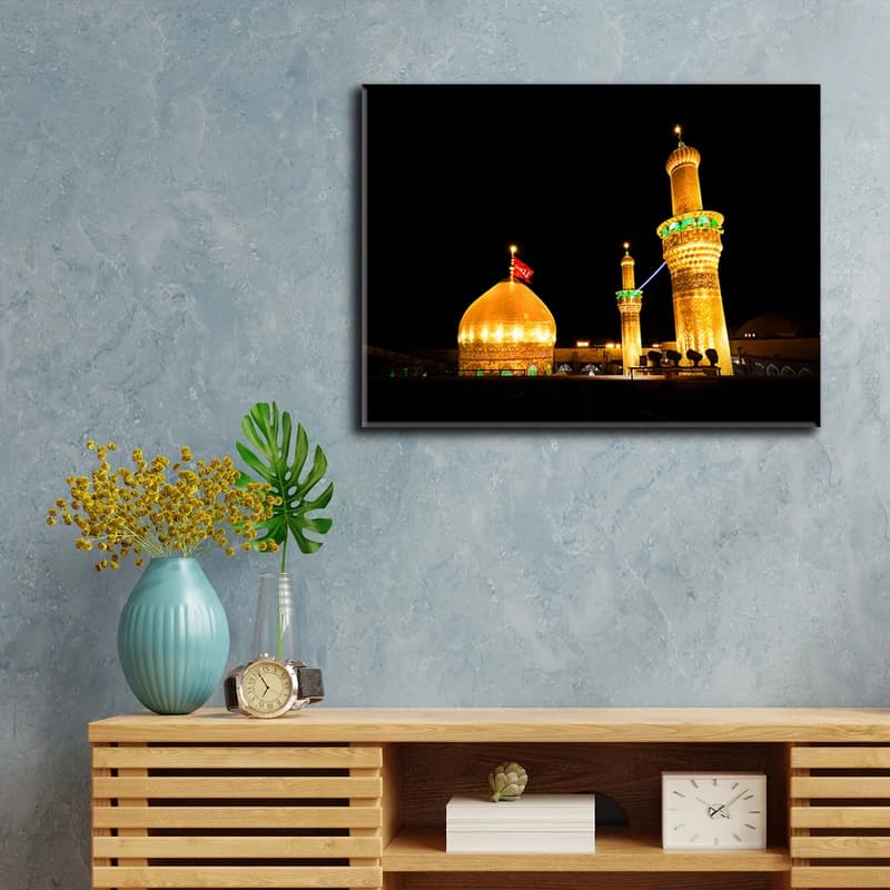 تابلو شاسی مدل کربلا حرم مطهر سیدالشهدا امام حسین (ع) کد 16 — تصویر ۳