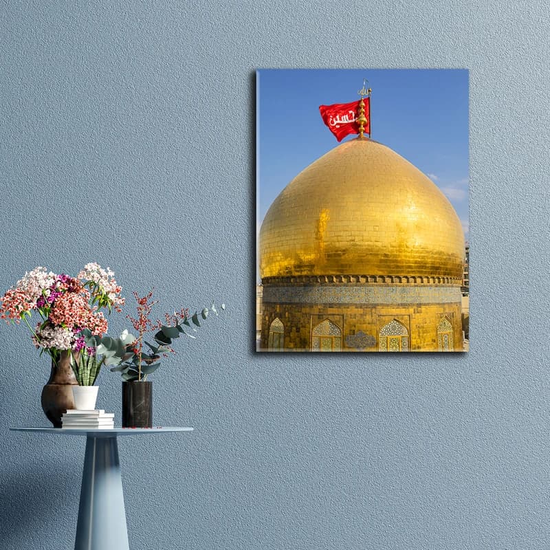تابلو شاسی مدل کربلا گنبد حرم امام حسین (ع) کد 03 — تصویر ۳