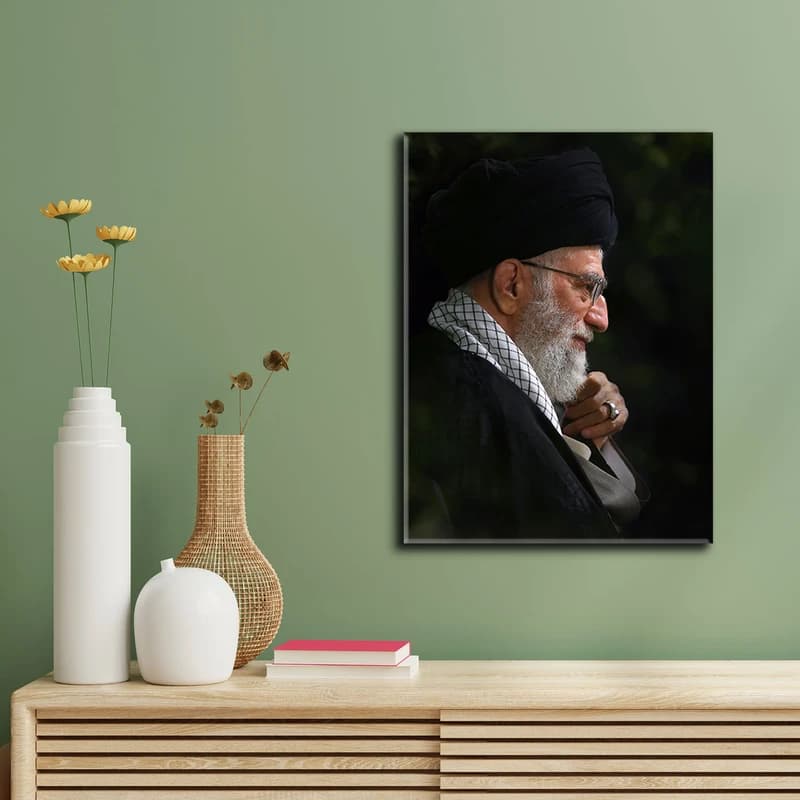 تابلو شاسی مدل آیت الله خامنه ای رهبر معظم انقلاب کد 04 — تصویر ۳