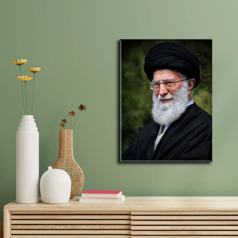 تابلو شاسی مدل آیت الله خامنه ای رهبر معظم انقلاب کد 02 — تصویر ۳