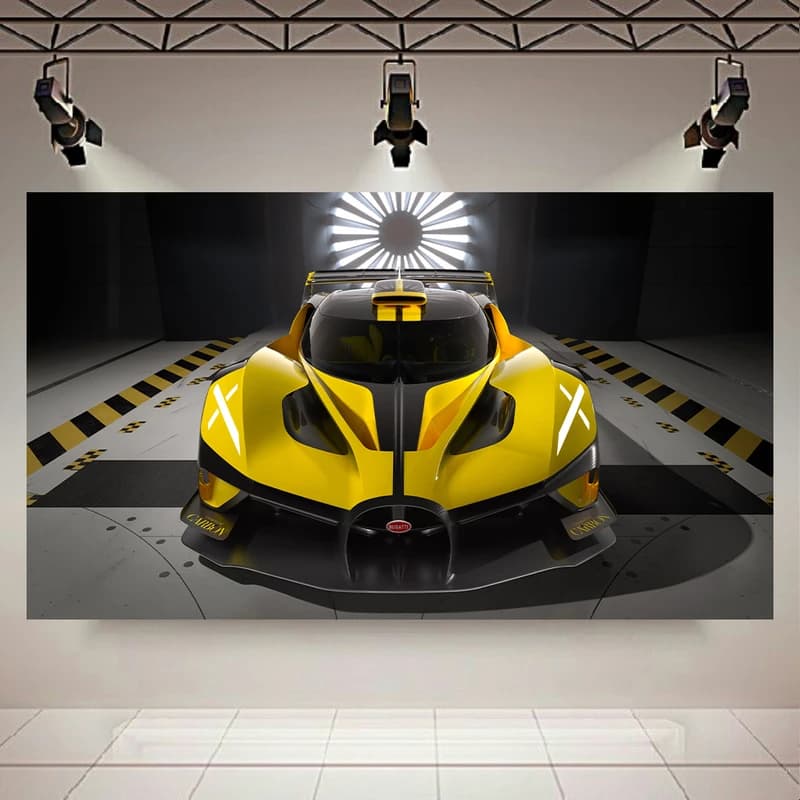 تابلو شاسی طرح ماشین مدل بوگاتی Bolide کد AR6280