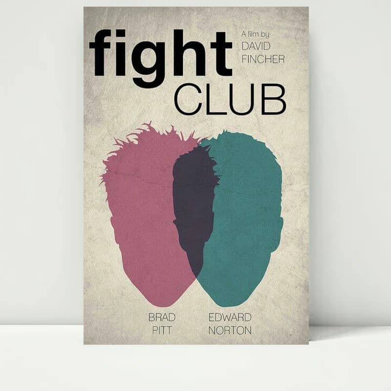 تابلو شاسی مدل پوستر فیلم باشگاه مبارزه Fight Club کد FMO70