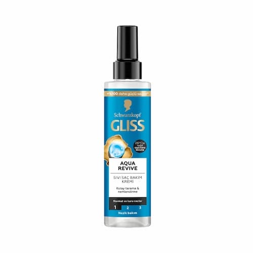 اسپري دوفاز آبرسان موهاي نرمال و خشك AQUA REVIVE گليس 200 ميل