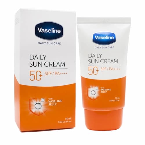 كرم ضد آفتاب SPF50+ وازلين 50 ميل