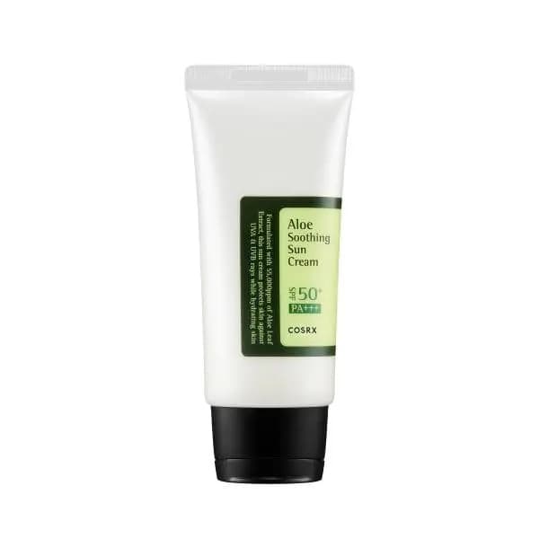 كرم ضد آفتاب تسكين دهنده حاوي آلوئه ورا SPF50+ كوزاركس 50 ميل