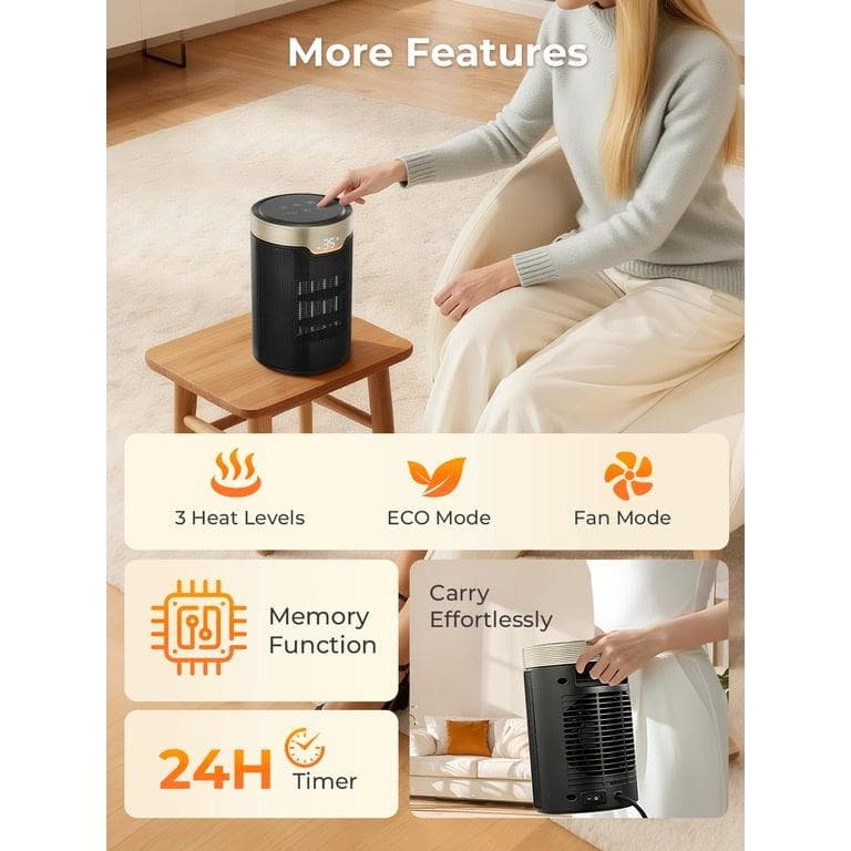 بخاری برقی FOHERE مدل DH-QN37 — تصویر ۴