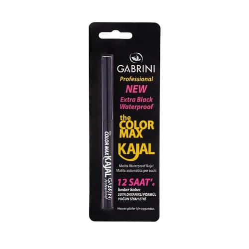 مداد چشم ضد آب كژال Extra black گابريني