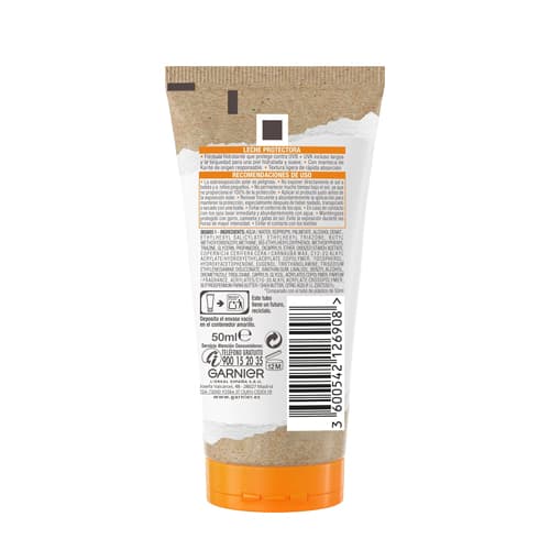 شير ضدآفتاب صورت و بدن گارنير SPF 50+ حجم 50 ميل — تصویر ۲