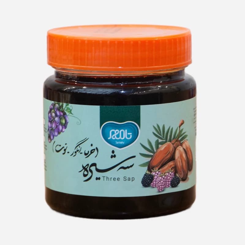 سه شیره تامهر 500 گرمی (انگور توت خرما)