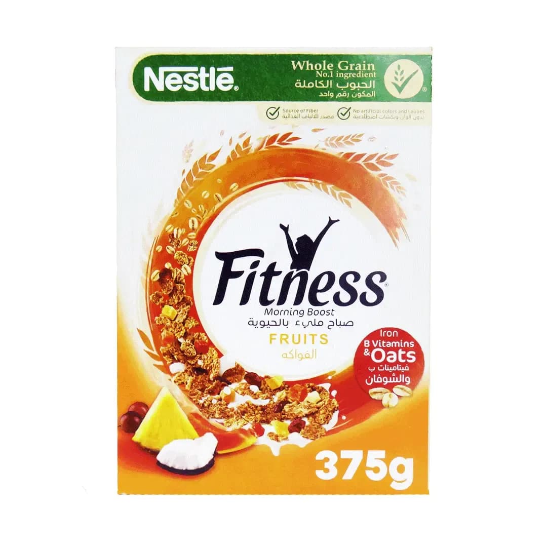کورن فلکس رژیمی فیتنس (Fitness) طعم میوه های استوایی – 375 گرم