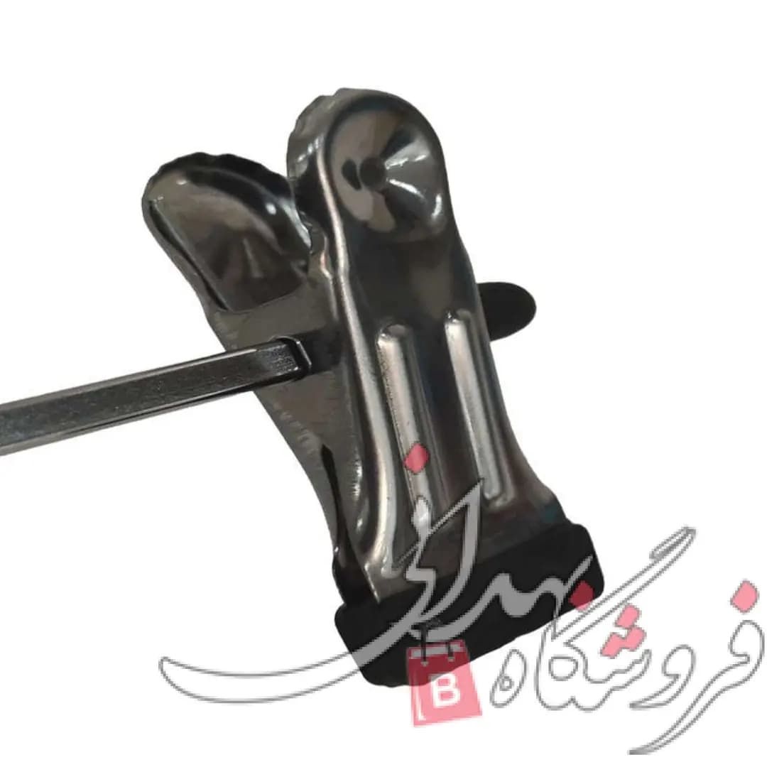 چوب لباسی مدل دو گیره فلزی — تصویر ۴