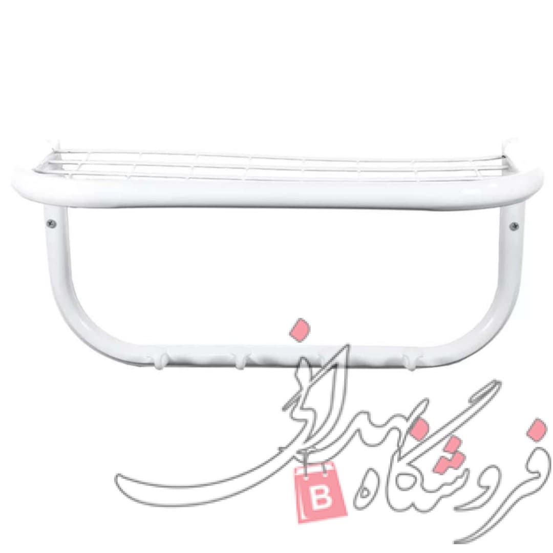 رخت آویز حمام اطلس 4شاخ(پنل حمام) — تصویر ۲