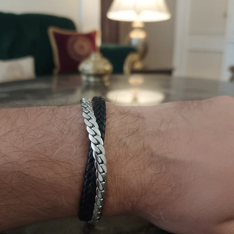 دستبند مردانه کد 2506 — تصویر ۵