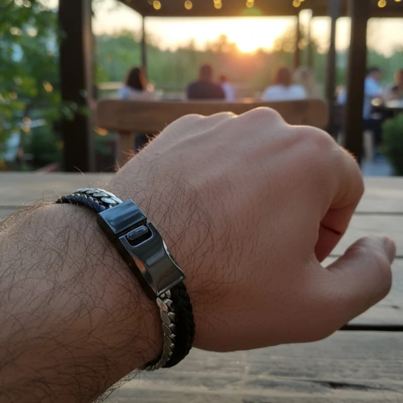 دستبند مردانه کد 2506 — تصویر ۲