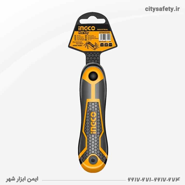 آچار آلن ستاره ای اینکو مدل HHK-14083 مجموعه 8 عددی — تصویر ۴