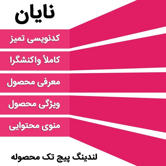 قالب لندینگ پیج نایان | Nayan