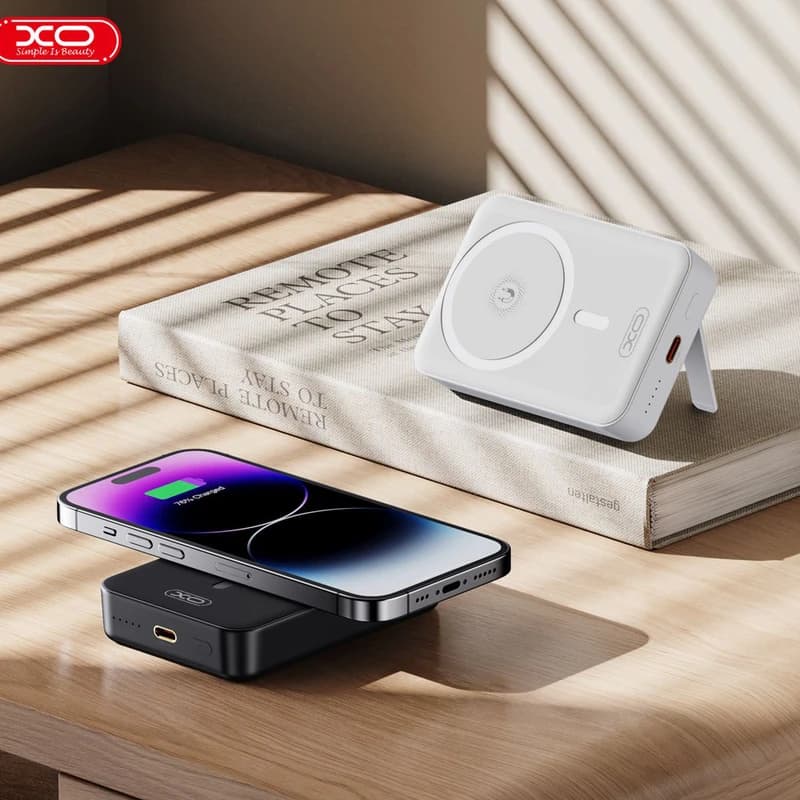 پاوربانک وایرلس ایکس او مدل XO-PR231 10000mAh مشکی — تصویر ۲