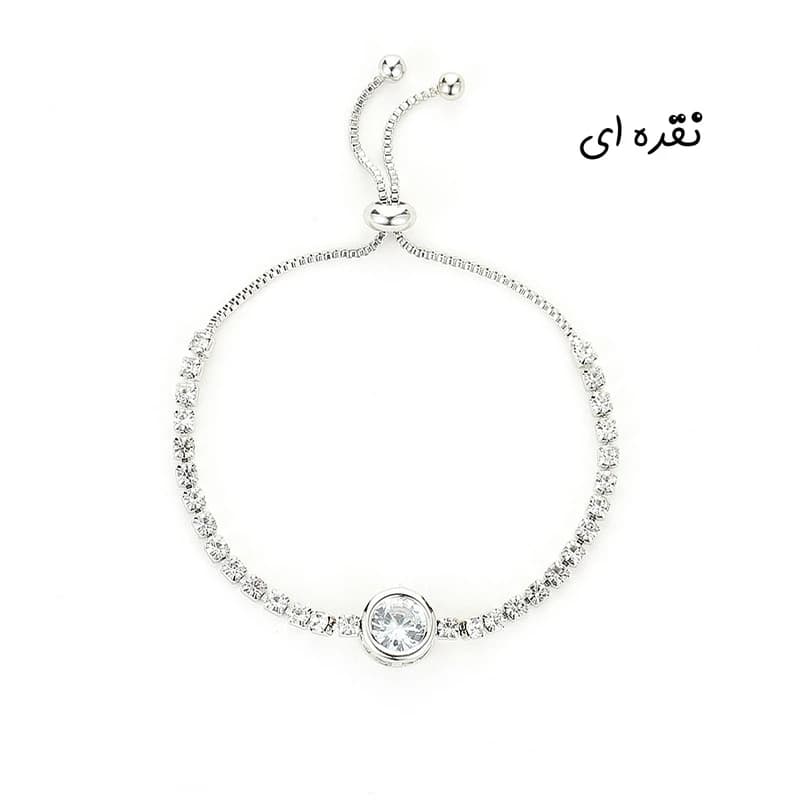 دستبند زنانه مدل نگین کد 00723 — تصویر ۵