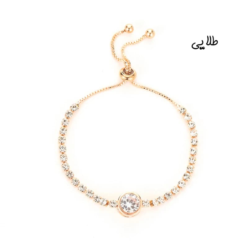 دستبند زنانه مدل نگین کد 00723 — تصویر ۴