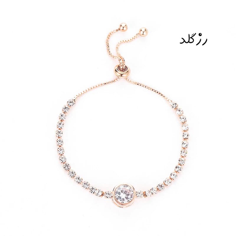 دستبند زنانه مدل نگین کد 00723 — تصویر ۶
