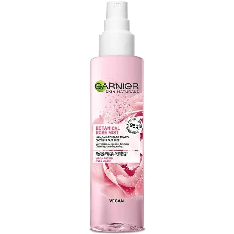 اسپری تونر التیام بخش Botanical Rose Mist گارنیه
