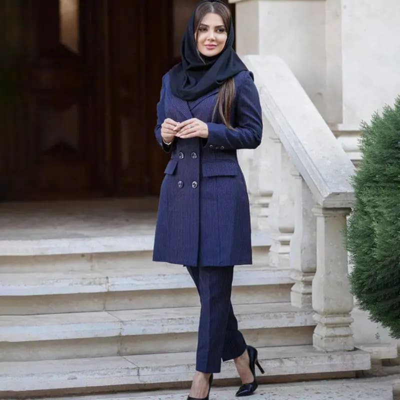 ست اداری دیپلمات زنانه با تنخور مزونی و کیفیت ممتاز — تصویر ۲