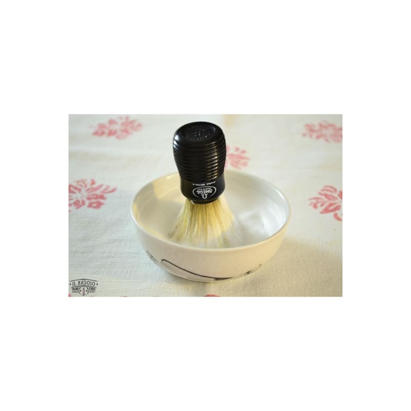 سورندی اومگا 10810 | برس ریش اصلاح طبیعی | موی طبیعی ایتالیایی | دسته پلاستیکی | نرم و لطیف | مناسب کف صابون ریش | لوازم اصلاح مردانه | فرچه حرفه‌ای آرایشگاه — تصویر ۶