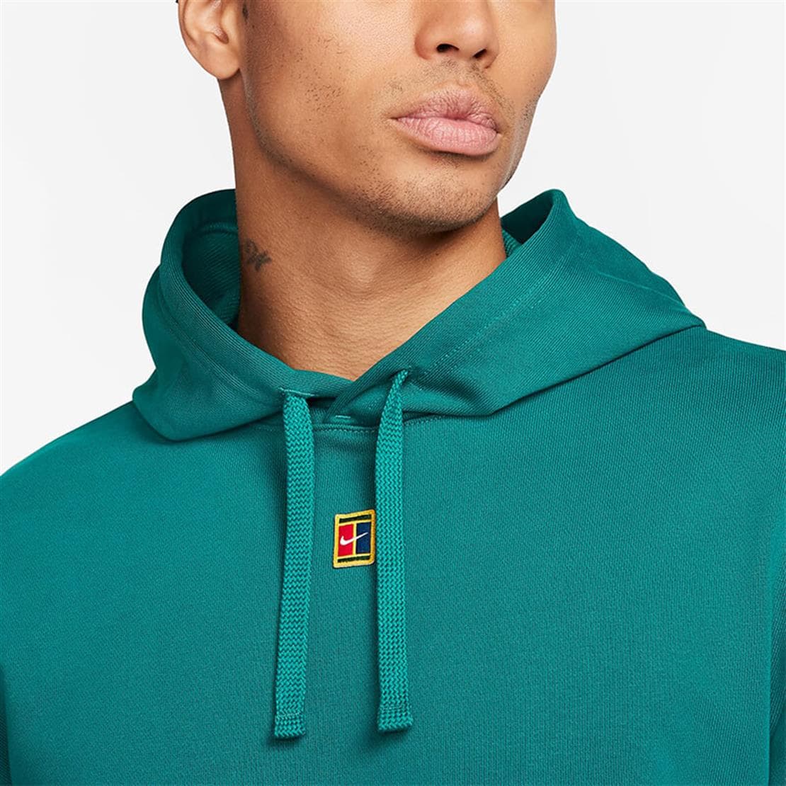 هودی تنیس مردانه نایک NikeCourt Fleece Hoodie- سبز — تصویر ۵