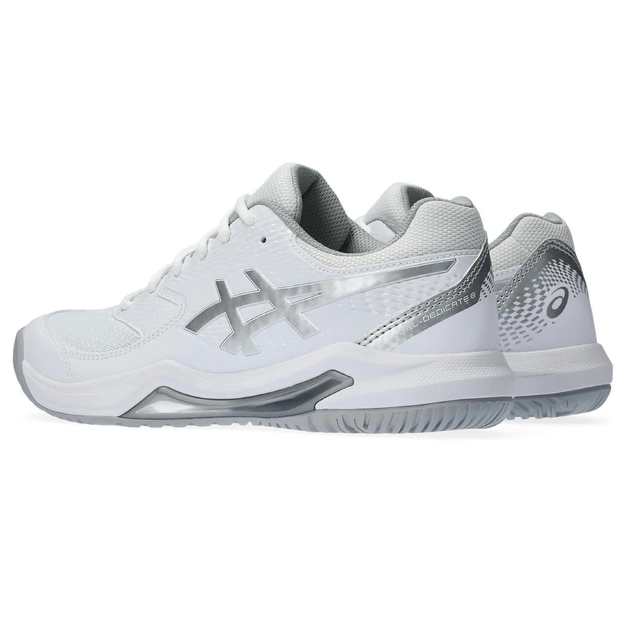 کفش تنیس زنانه اسیکس Asics Gel-Dedicate 8- سفید — تصویر ۵