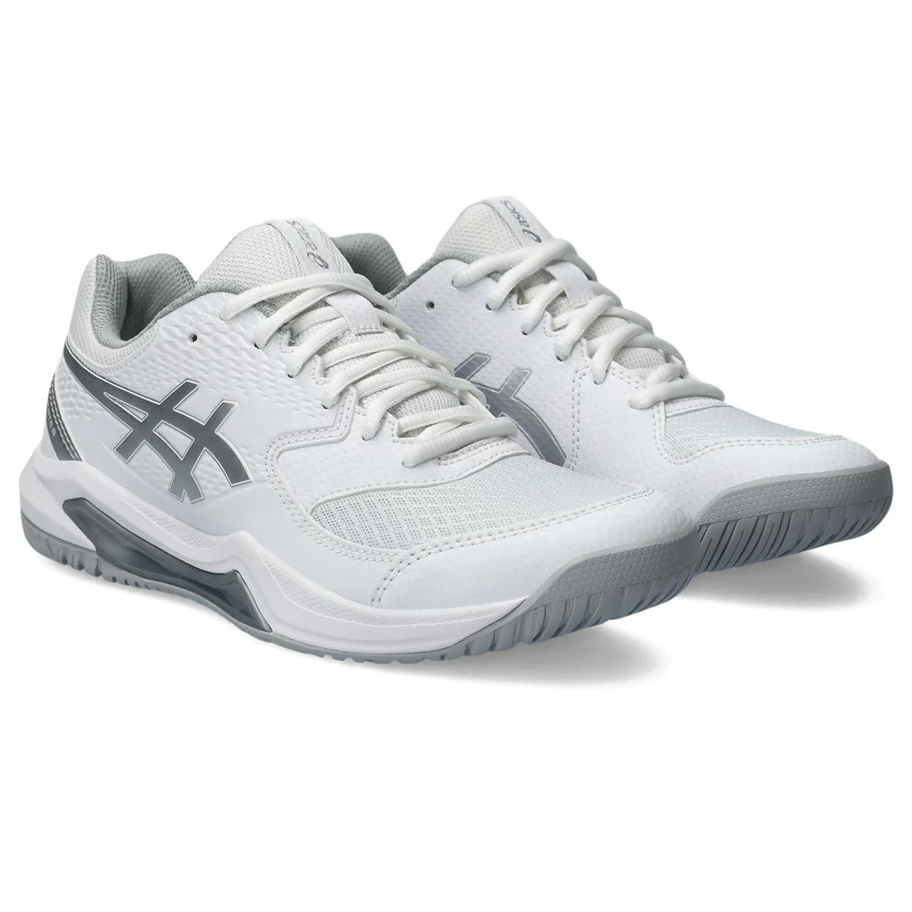 کفش تنیس زنانه اسیکس Asics Gel-Dedicate 8- سفید — تصویر ۴