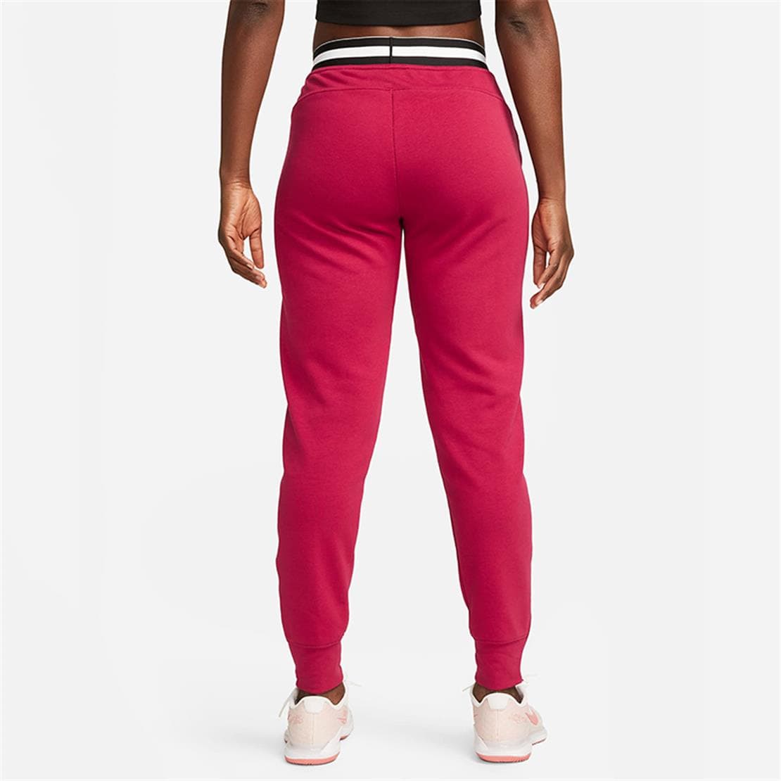 شلوار تنیس زنانه نایک NikeCourt Dri-FIT Heritage French- صورتی — تصویر ۲