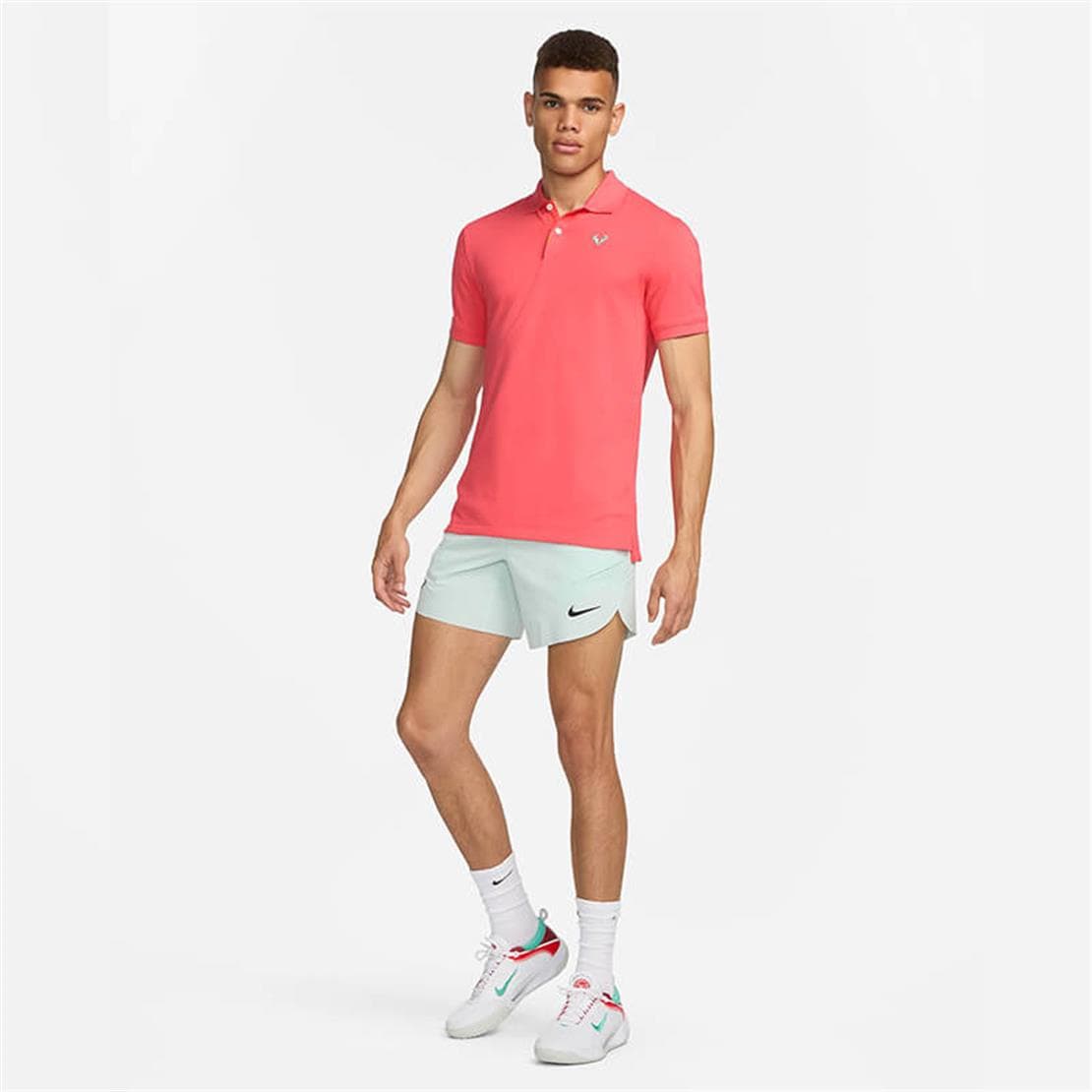 شلوارک تنیس مردانه نایک NikeCourt Dri-FIT ADV Rafa- آبی روشن — تصویر ۴