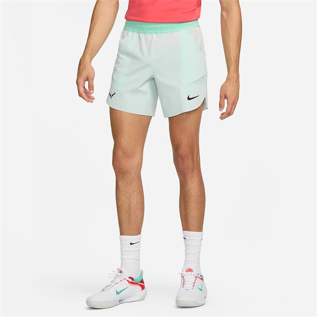 شلوارک تنیس مردانه نایک NikeCourt Dri-FIT ADV Rafa- آبی روشن — تصویر ۳
