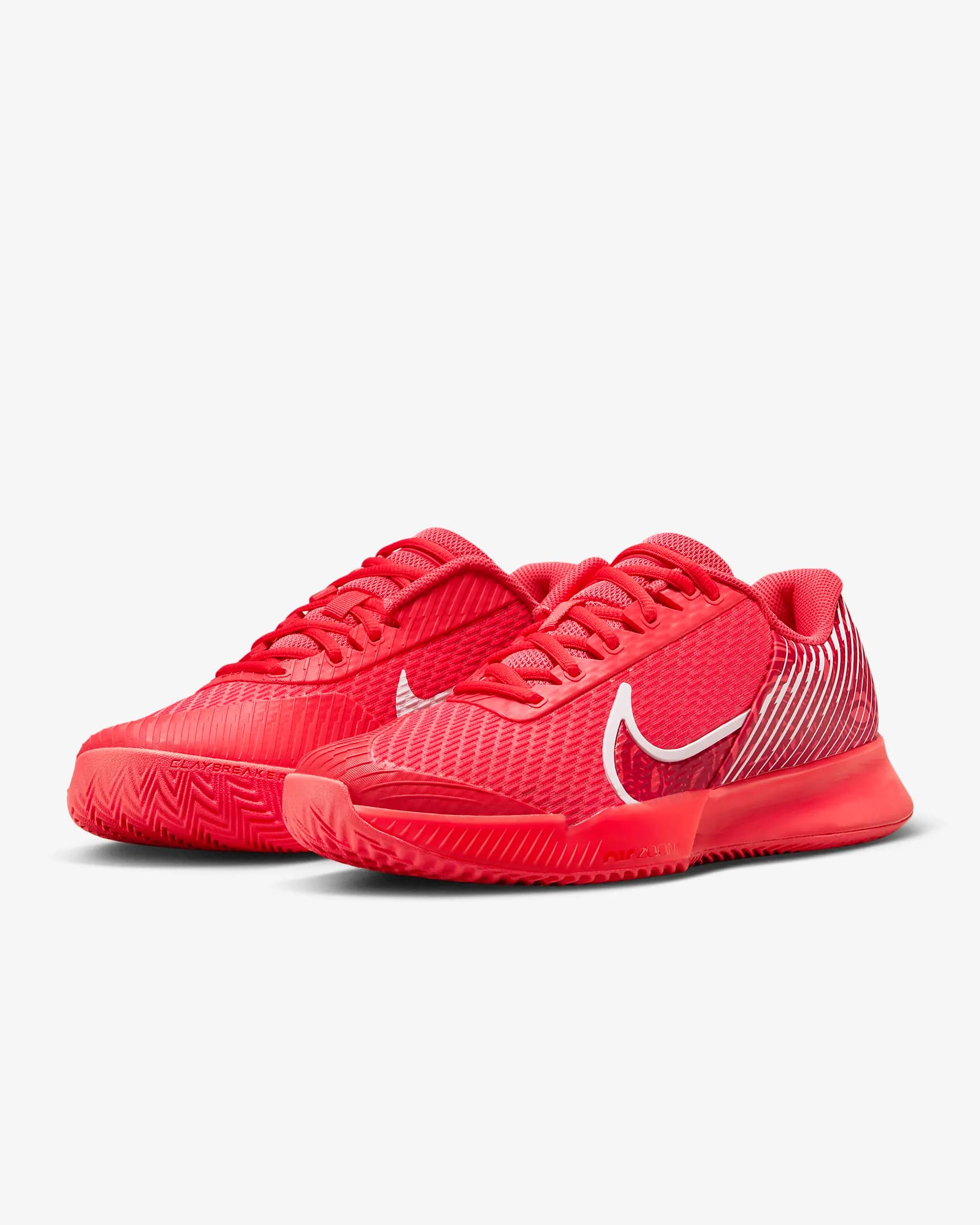 کفش تنیس مردانه نایک NikeCourt Air Zoom Vapor Pro 2 Clay – قرمز — تصویر ۵
