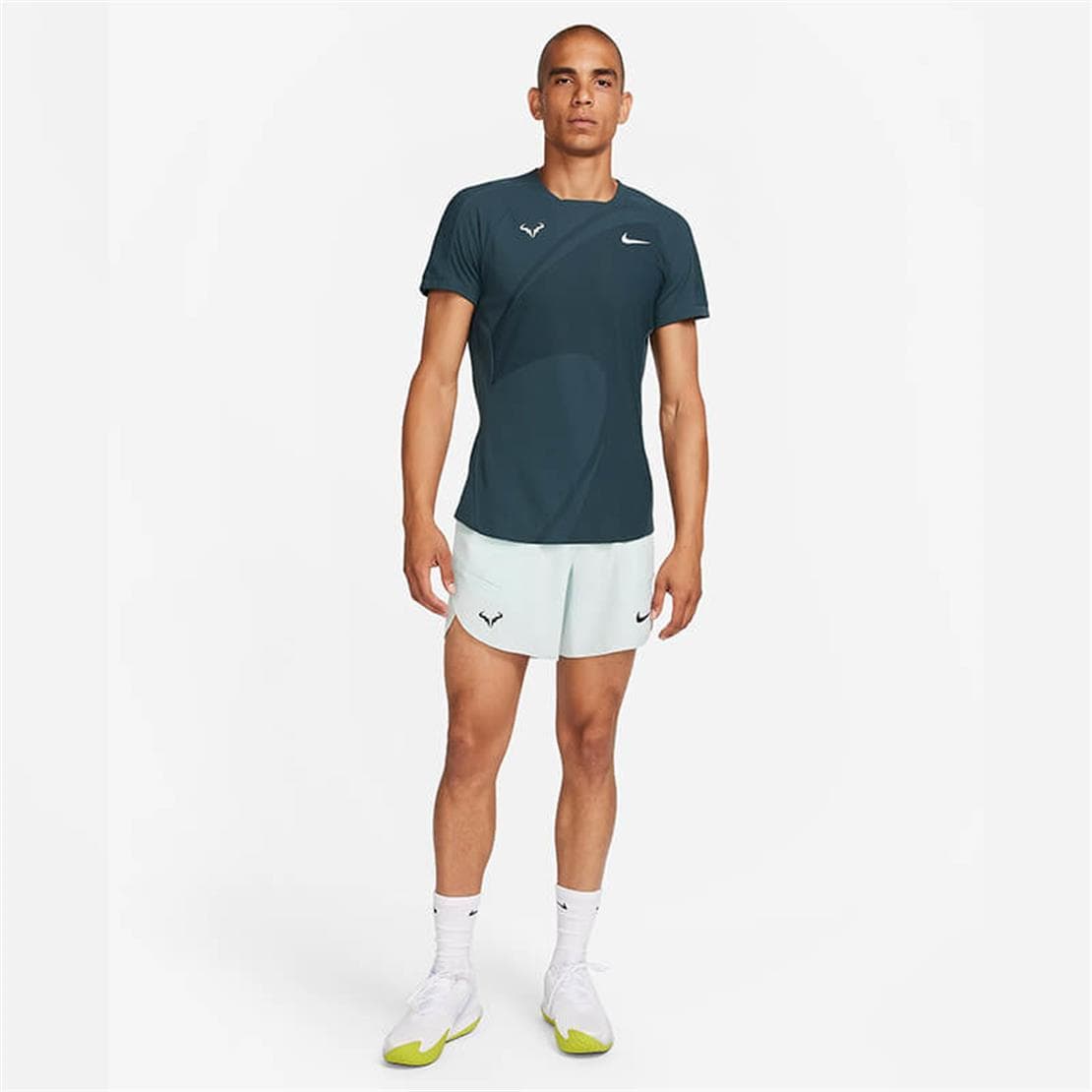 تی شرت تنیس مردانه نایک Nike Dri-FIT ADV Rafa- سبز — تصویر ۳