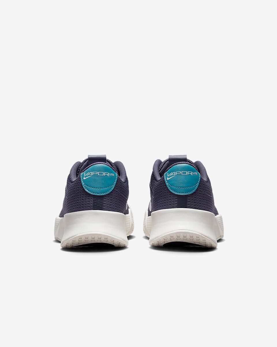 کفش تنیس مردانه نایک NikeCourt Vapor Lite 2– سرمه ای — تصویر ۶