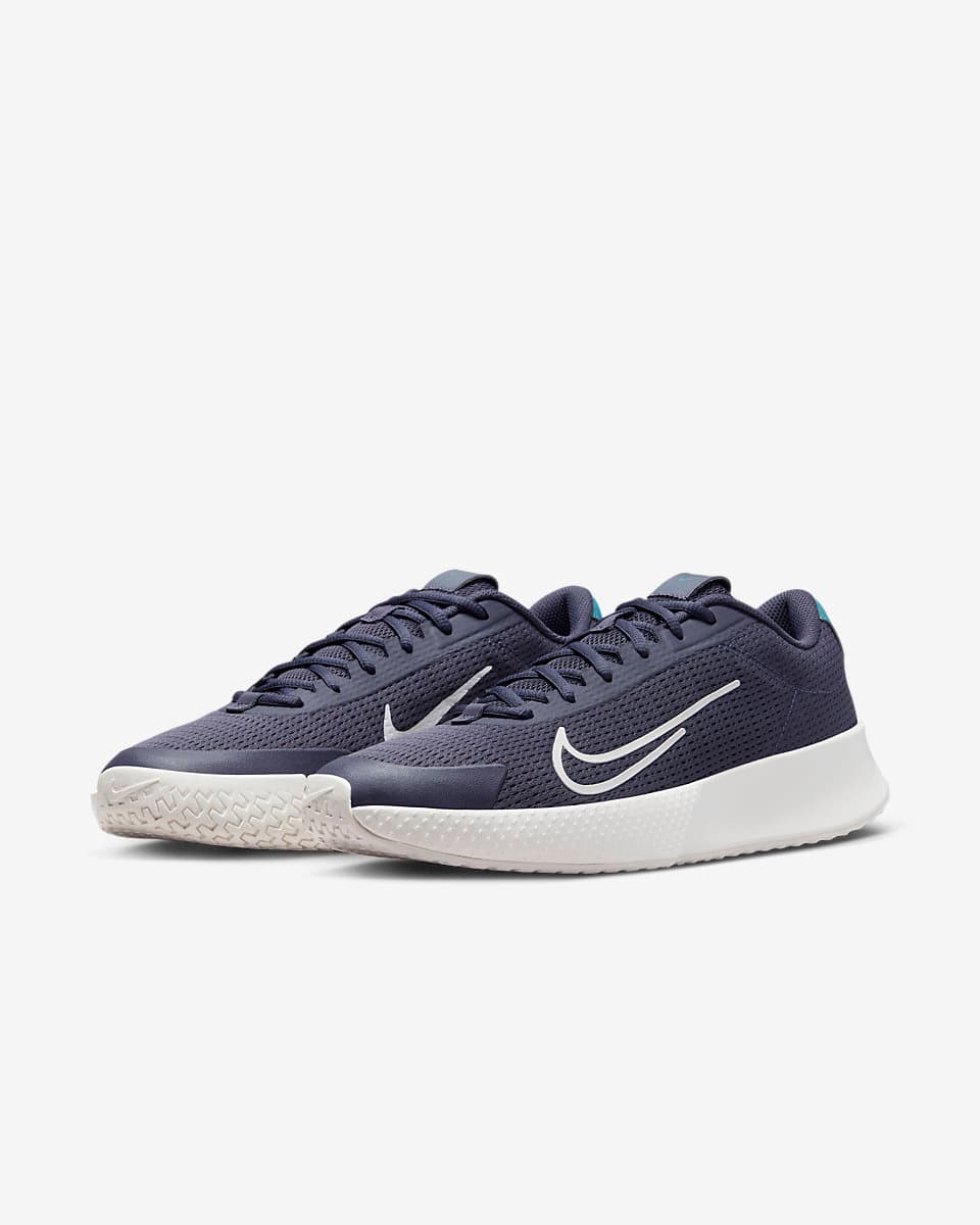 کفش تنیس مردانه نایک NikeCourt Vapor Lite 2– سرمه ای — تصویر ۵